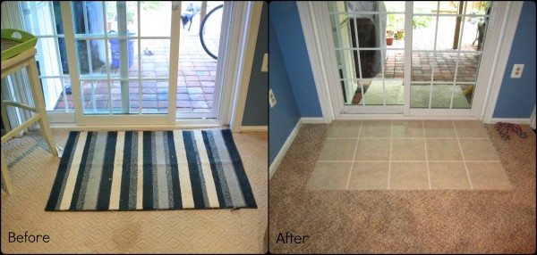 Carpet Tiles Basement 2014