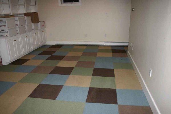 Carpet Tiles Basement Decoration
