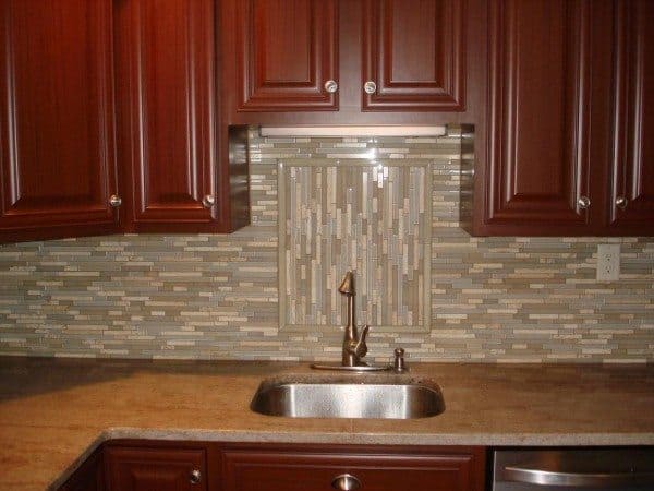 Glass Backsplash Tiles Example
