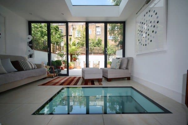 Glass Floor Tiles Interior Design