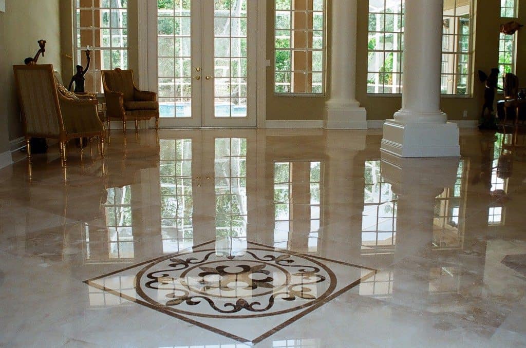 Marble Floor Tiles Decoration