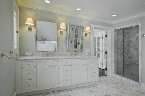 Marble Tile Bathroom Interior Design