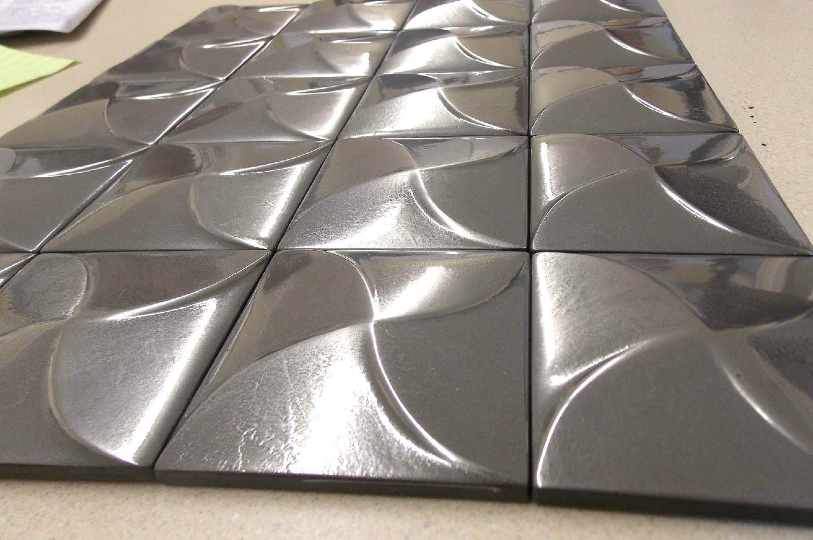 Metal Wall Tiles Home Design – Contemporary Tile Design Ideas From