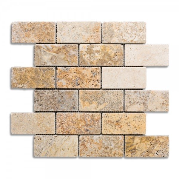 Travertine Mosaic Tiles Picture