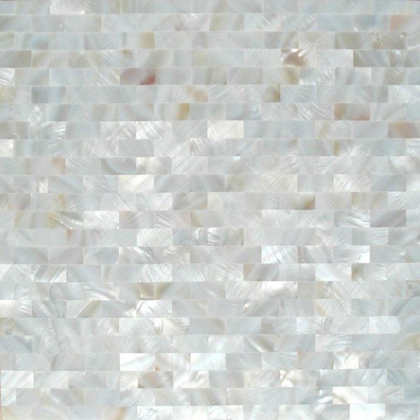 White Mosaic Tiles Design