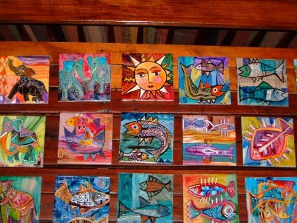 Hand Painted Tiles Decoration