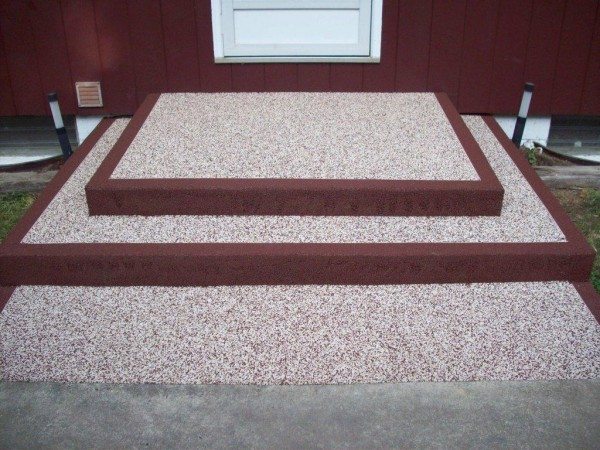 Outdoor Rubber Tiles Decoration