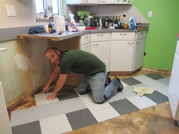 Laying Floor Tiles Picture